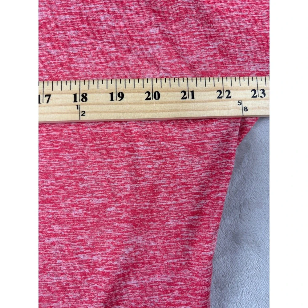 Nike Running Dri-FIT Hoodie Womens Large Pink Heather 1/4 Zip Pullover Top